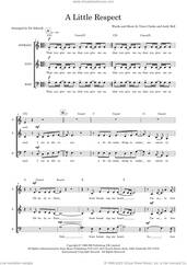 Cover icon of A Little Respect (arr. Ed Aldcroft) sheet music for choir (SAB: soprano, alto, bass) by Erasure, Ed Aldcroft, Andy Bell and Vince Clarke, intermediate skill level