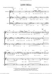 Cover icon of 2000 Miles (arr. Ed Aldcroft) sheet music for choir (SAB: soprano, alto, bass) by Chrissie Hynde, Ed Aldcroft and Pretenders, intermediate skill level