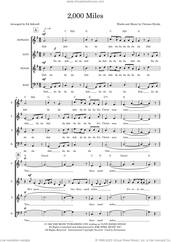 Cover icon of 2000 Miles (arr. Ed Aldcroft) sheet music for choir (SATB: soprano, alto, tenor, bass) by Chrissie Hynde, Ed Aldcroft and Pretenders, intermediate skill level