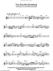 Cover icon of You Give Me Something sheet music for voice and other instruments (fake book) by James Morrison and Francis White, intermediate skill level