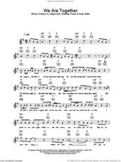 Cover icon of We Are Together sheet music for voice and other instruments (fake book) by Dodgy, intermediate skill level
