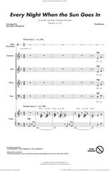 Cover icon of Every Night When The Sun Goes In (arr. Roger Emerson) sheet music for choir (SATB: soprano, alto, tenor, bass)  and Roger Emerson, intermediate skill level