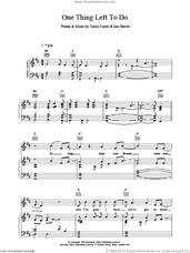 Cover icon of One Thing Left To Do sheet music for voice, piano or guitar by Del Amitri, intermediate skill level
