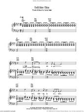 Cover icon of Tell Her This sheet music for voice, piano or guitar by Del Amitri, intermediate skill level