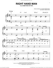 Cover icon of Right Hand Man (from Something Rotten!) sheet music for piano solo by Wayne Kirkpatrick, Karey Kirkpatrick and Karey Kirkpatrick and Wayne Kirkpatrick, beginner skill level