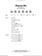 Cover icon of Rescue Me sheet music for guitar (chords) by Fontella Bass, Aretha Franklin, Carl Smith and Raynard Miner, intermediate skill level