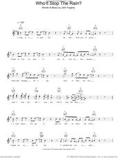 Cover icon of Who'll Stop The Rain sheet music for voice and other instruments (fake book) by Creedence Clearwater Revival and John Fogerty, intermediate skill level
