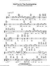 Cover icon of Hot Fun In The Summertime sheet music for voice and other instruments (fake book) by Sly And The Family Stone and Sylvester Stewart, intermediate skill level