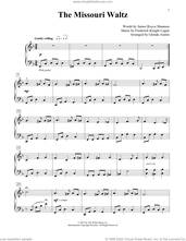 Cover icon of The Missouri Waltz (arr. Glenda Austin) sheet music for piano solo (elementary) by Frederick Knight Logan, Glenda Austin and James Royce Shannon, beginner piano (elementary)