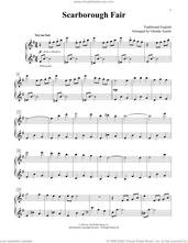 Cover icon of Scarborough Fair (arr. Glenda Austin) sheet music for piano solo (elementary)  and Glenda Austin, beginner piano (elementary)