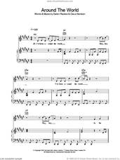 Cover icon of Around The World sheet music for voice, piano or guitar by Aqua, intermediate skill level