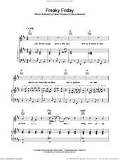Cover icon of Freaky Friday sheet music for voice, piano or guitar by Aqua, intermediate skill level