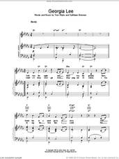 Cover icon of Georgia Lee sheet music for voice, piano or guitar by Tom Waits, intermediate skill level