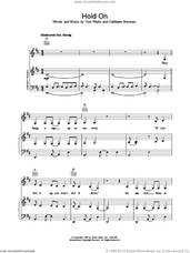 Cover icon of Hold On sheet music for voice, piano or guitar by Tom Waits, intermediate skill level