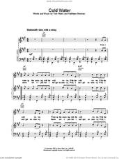 Cover icon of Cold Water sheet music for voice, piano or guitar by Tom Waits, intermediate skill level