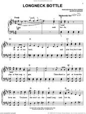 Cover icon of Longneck Bottle sheet music for piano solo by Garth Brooks, Rick Carnes and Steve Wariner, easy skill level
