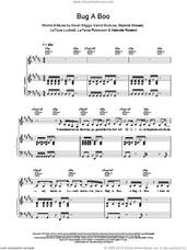 Cover icon of Bug A Boo sheet music for voice, piano or guitar by Destiny's Child, intermediate skill level