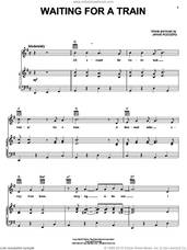 Cover icon of Waiting For A Train sheet music for voice, piano or guitar by Jimmie Rodgers, intermediate skill level