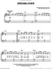 Cover icon of Dreamlover sheet music for piano solo by Mariah Carey, Dave Hall and David Porter, easy skill level