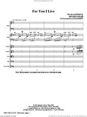 Cover icon of For You I Live (COMPLETE) sheet music for orchestra/band (Orchestra) by Ken Reynolds, intermediate skill level
