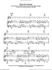 Cover icon of Run For Cover sheet music for voice, piano or guitar by Sugababes, intermediate skill level
