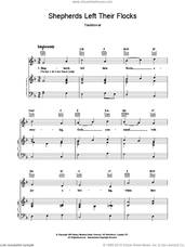 Cover icon of Shepherds Left Their Flocks sheet music for voice, piano or guitar, intermediate skill level