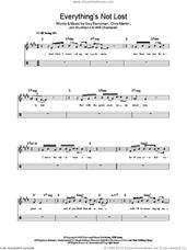 Cover icon of Everything's Not Lost sheet music for drums (percussions) by Coldplay, Chris Martin, Guy Berryman, Jon Buckland and Will Champion, intermediate skill level