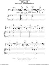 Cover icon of What If sheet music for voice, piano or guitar by Kate Winslet, intermediate skill level