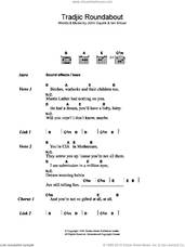 Cover icon of Tradjic Roundabout sheet music for guitar (chords) by The Stone Roses, Ian Brown and John Squire, intermediate skill level