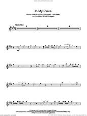 Cover icon of In My Place sheet music for voice and other instruments (fake book) by Coldplay, Chris Martin, Guy Berryman, Jon Buckland and Will Champion, intermediate skill level