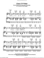 Cover icon of Glass Of Water sheet music for voice, piano or guitar by Coldplay, Chris Martin, Guy Berryman, Jon Buckland and Will Champion, intermediate skill level