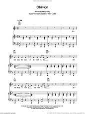Cover icon of Oblivion sheet music for voice, piano or guitar by Macy Gray, intermediate skill level