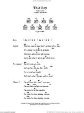 Cover icon of This Boy sheet music for guitar (chords) by James Morrison and Tim Kellett, intermediate skill level