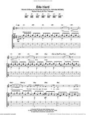 Cover icon of Bite Hard sheet music for guitar (tablature) by Franz Ferdinand, Alexander Kapranos, Nicholas McCarthy, Paul Thomson and Robert Hardy, intermediate skill level