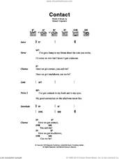 Cover icon of Contact sheet music for guitar (chords) by The Police and Stewart Copeland, intermediate skill level