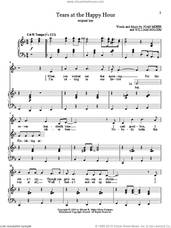 Cover icon of Tears At The Happy Hour sheet music for voice and piano by William Bolcom and Joan Morris, intermediate skill level