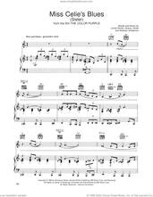 Cover icon of Miss Celie's Blues (Sister) (from The Color Purple) sheet music for voice, piano or guitar by Táta Vega, Lionel Richie, Quincy Jones and Rodney Temperton, intermediate skill level