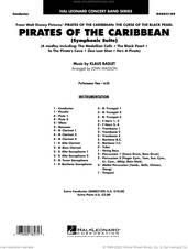 Cover icon of Pirates Of The Caribbean (Symphonic Suite) (arr. John Wasson) (COMPLETE) sheet music for concert band by Klaus Badelt and John Wasson, intermediate skill level