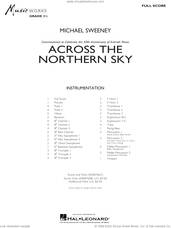 Cover icon of Across The Northern Sky (COMPLETE) sheet music for concert band by Michael Sweeney, intermediate skill level