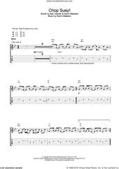 Cover icon of Chop Suey! sheet music for guitar (tablature) by System Of A Down, Daron Malakian and Serj Tankian, intermediate skill level