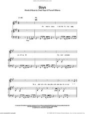 Cover icon of Boys sheet music for voice, piano or guitar by Britney Spears, intermediate skill level