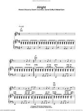 Cover icon of Alright sheet music for voice, piano or guitar by Supergrass, intermediate skill level