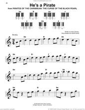 He's A Pirate sheet music download