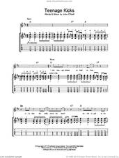 Cover icon of Teenage Kicks sheet music for guitar (tablature) by The Undertones, intermediate skill level