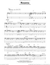 Cover icon of Rosanna sheet music for bass solo by Toto and David Paich, intermediate skill level