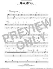 Cover icon of Ring Of Fire sheet music for bass solo by Johnny Cash, Alan Jackson, June Carter and Merle Kilgore, intermediate skill level