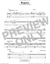 Cover icon of Respect sheet music for bass solo by Aretha Franklin and Otis Redding, intermediate skill level
