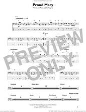Cover icon of Proud Mary sheet music for bass solo by Creedence Clearwater Revival, Ike & Tina Turner and John Fogerty, intermediate skill level