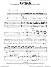Cover icon of Barracuda sheet music for bass solo by Heart, Ann Wilson, Michael Derosier, Nancy Wilson and Roger Fisher, intermediate skill level