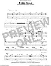 Cover icon of Super Freak sheet music for bass solo by Rick James and Alonzo Miller, intermediate skill level